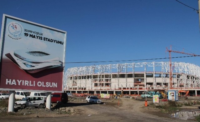 Samsun 19 Mayıs Stadyumu Bitmek Üzere