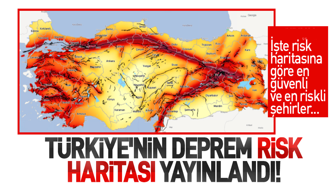 Türkiye’nin Deprem Risk Haritası Yayınlandı! İşte Samsun’un Deprem Risk ...