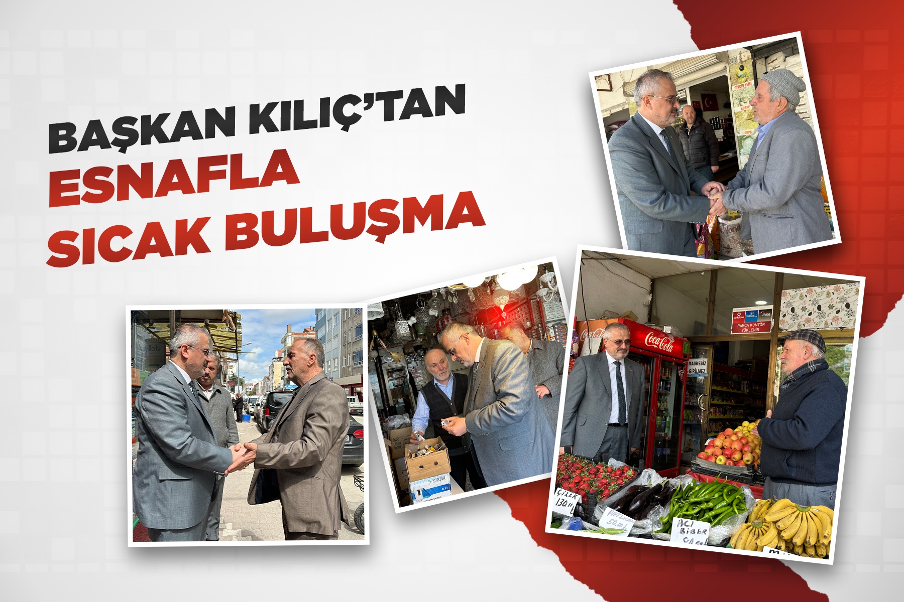 Başkan Kılıç’tan Esnafla Sıcak Buluşma