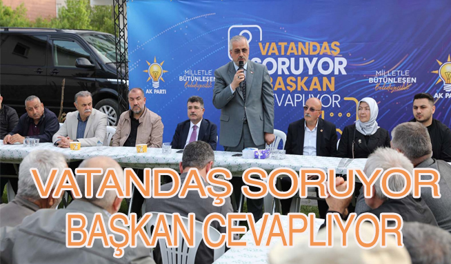 Başkan Kılıç, “Bafra’mızda Söz Daima Milletimizde”