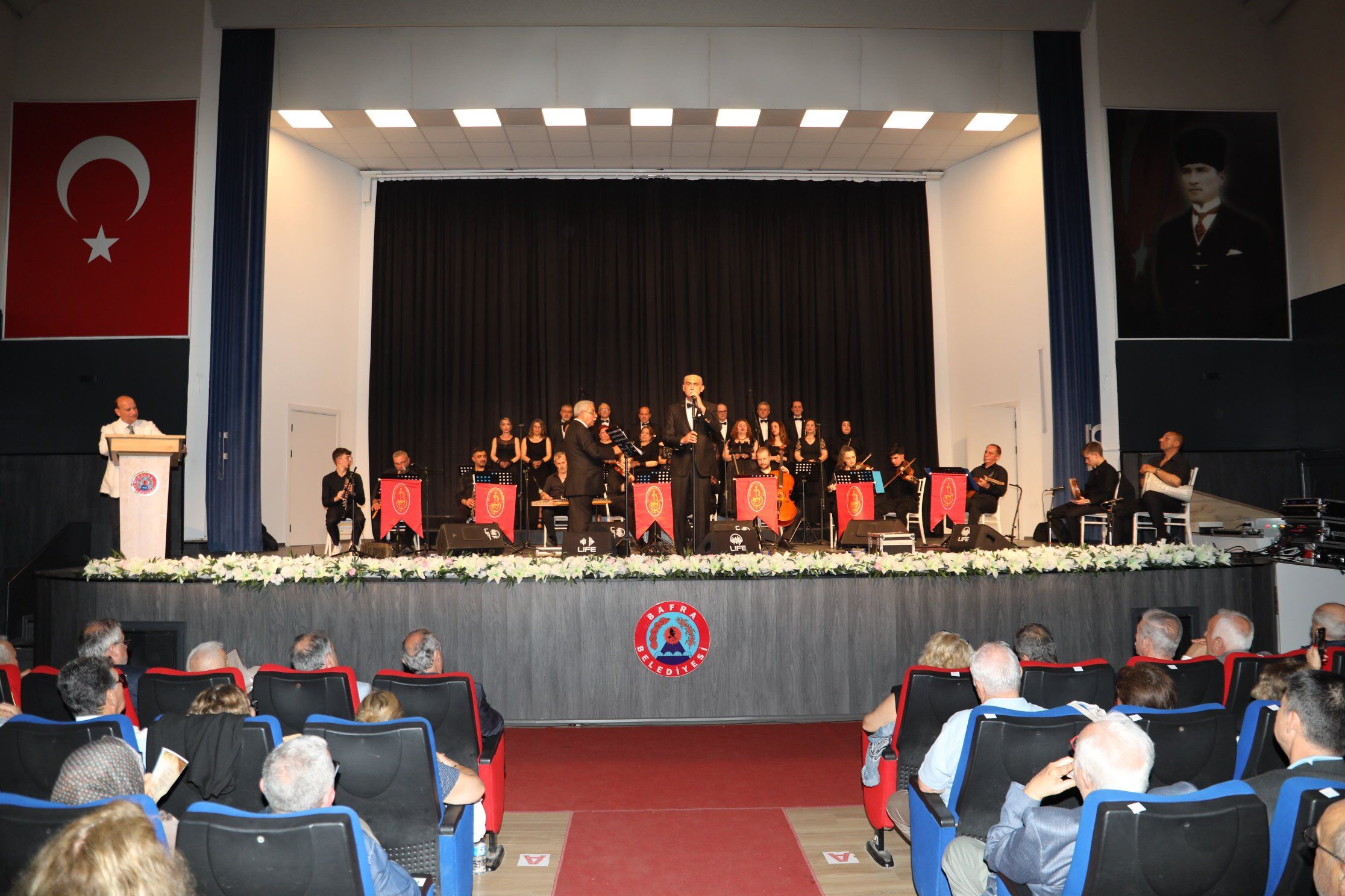 Bafra Musiki Cemiyeti Konseri”ne Yoğun İlgi