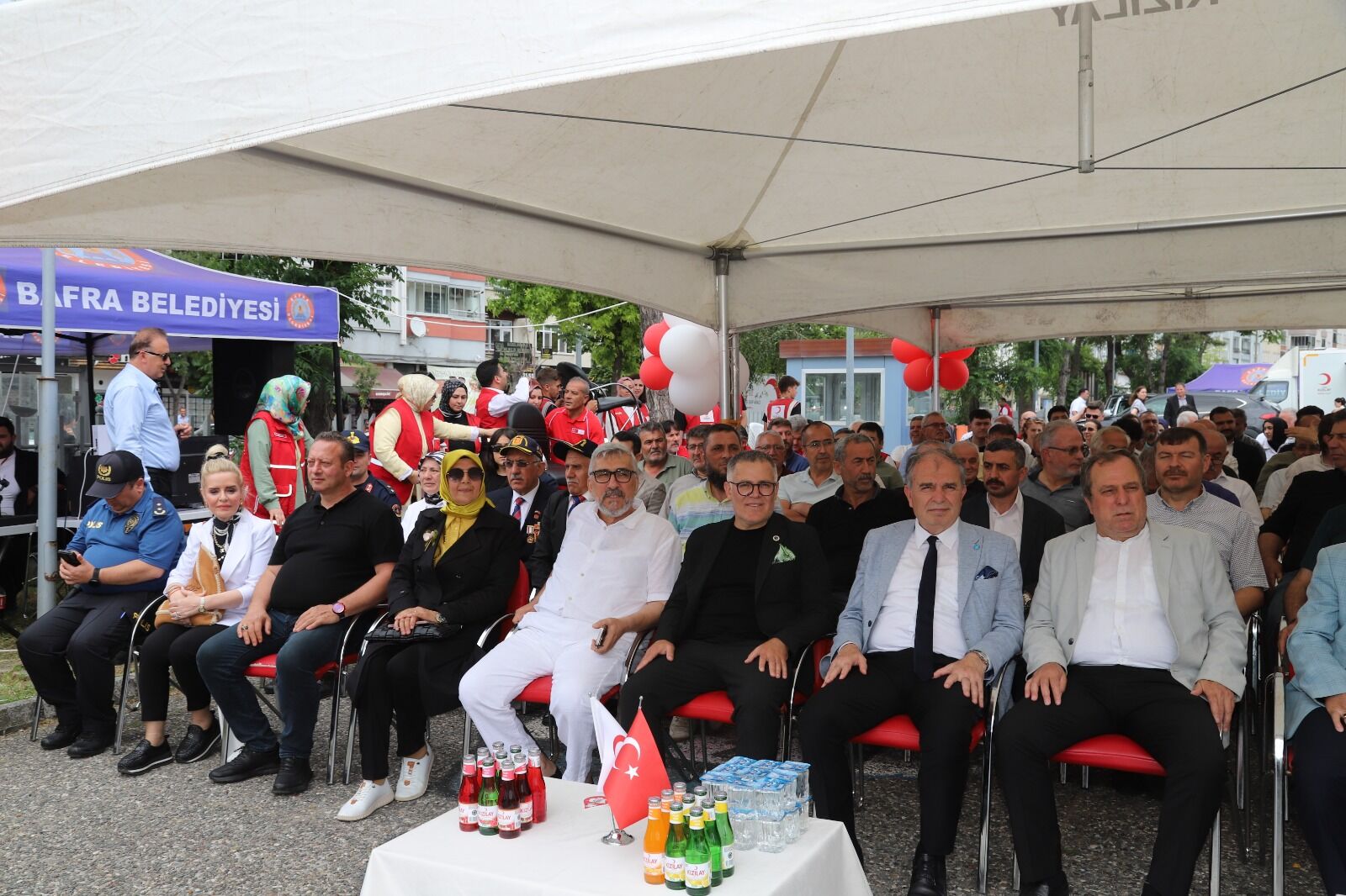 Bafra Ticaret ve Sanayi Odası Başkanı Serdal Sefa Kocabaş, Hacı Nail Taşkın Kan Alma Birimi Açılışına Katıldı