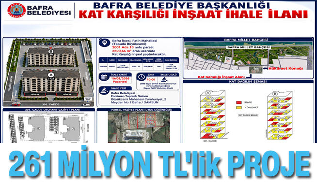Bafra’da Kazandıracak Proje İçin Geri Sayım Başladı