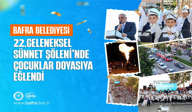 22. Geleneksel Sünnet Şöleni’nde Çocuklar Doyasıya Eğlendi