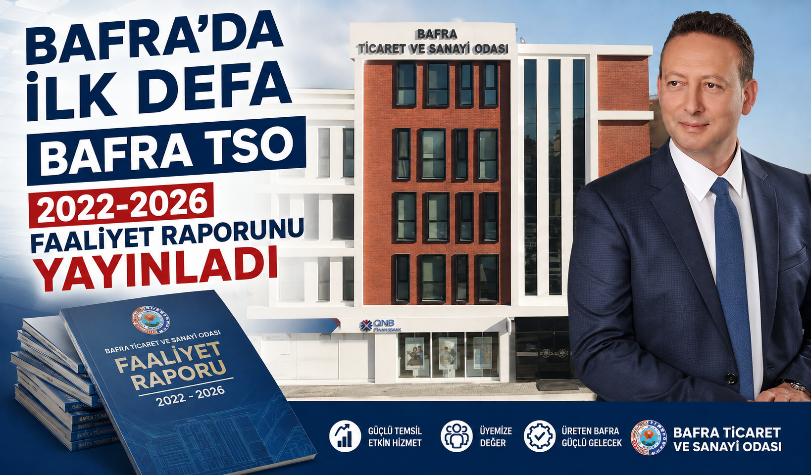 Bafra TSO 4 senelik faaliyet raporunu yayınladı