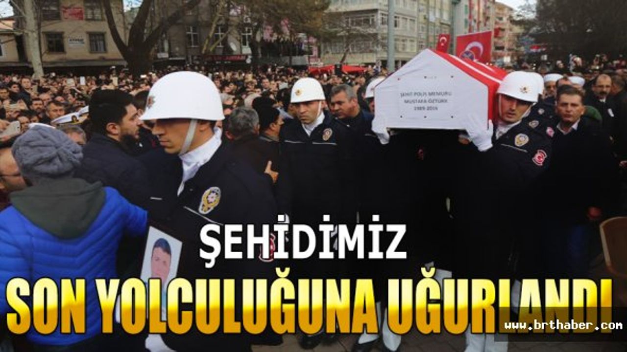 SAMSUNLU POLİS MEMURU MUSTAFA ÖZTÜRK, SON YOLCULUĞUNA UĞURLANDI