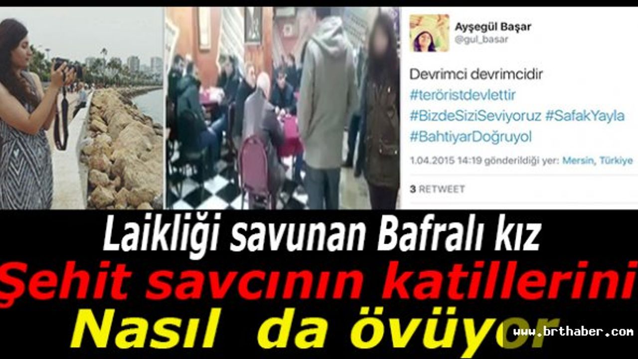 Bafralı Cumhuriyet muhabirinin teröristleri savunduğu tweet