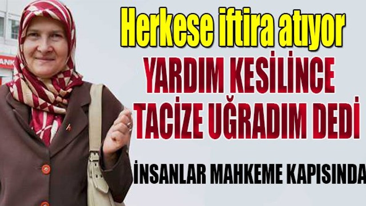 Zeynep Çiçek Belediye Zabıta Memuruna İftira Attı