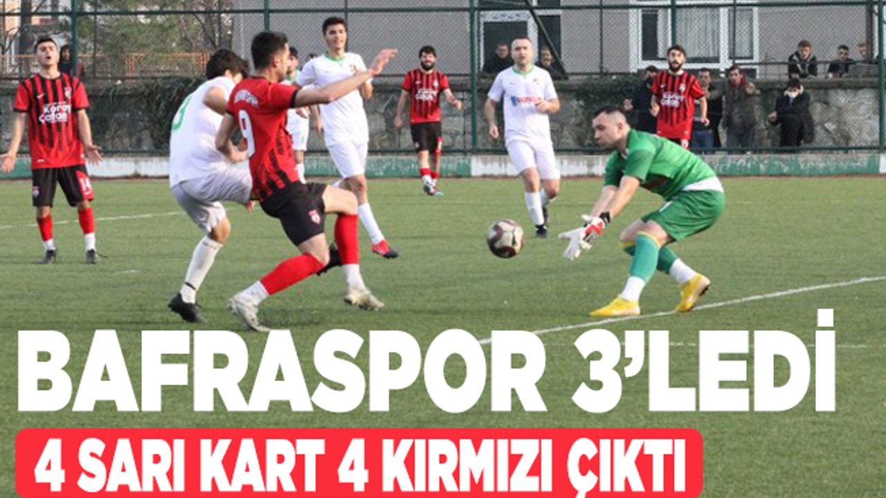 1930 Bafraspor 3 puanı 3 golle aldı