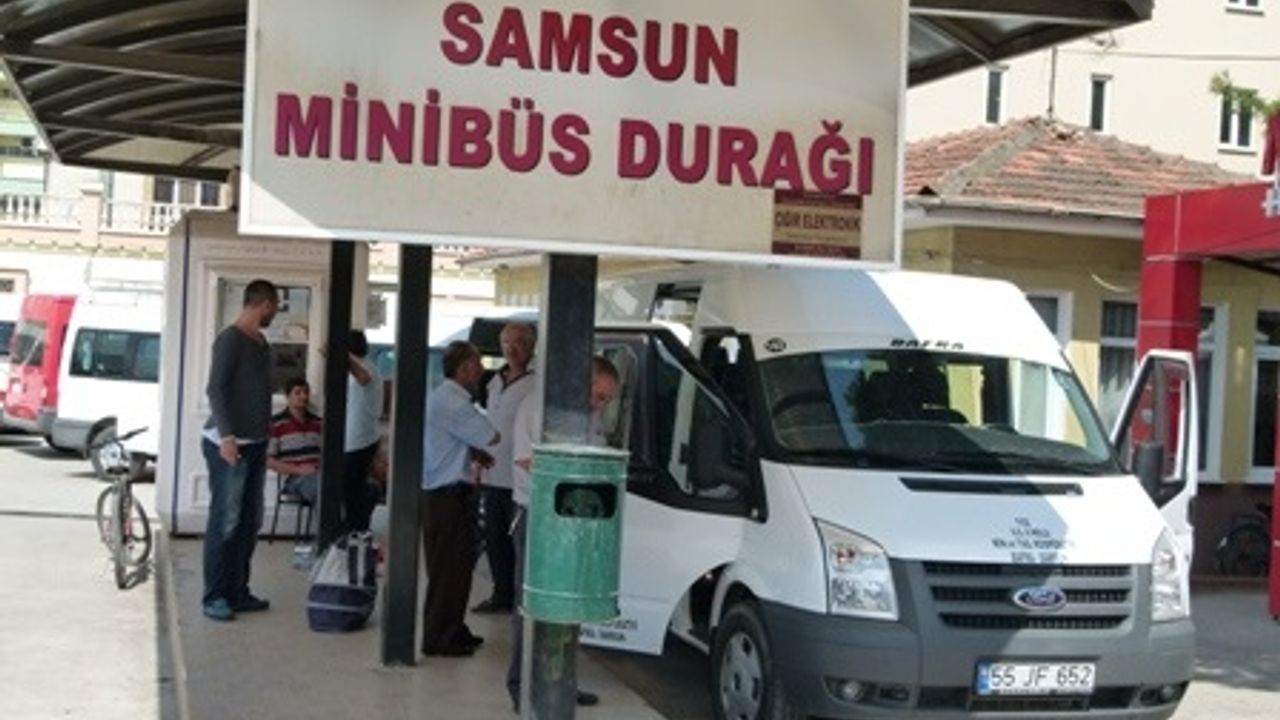 Samsun Bafra Minibüs yolcu ücretlerine zam geldi
