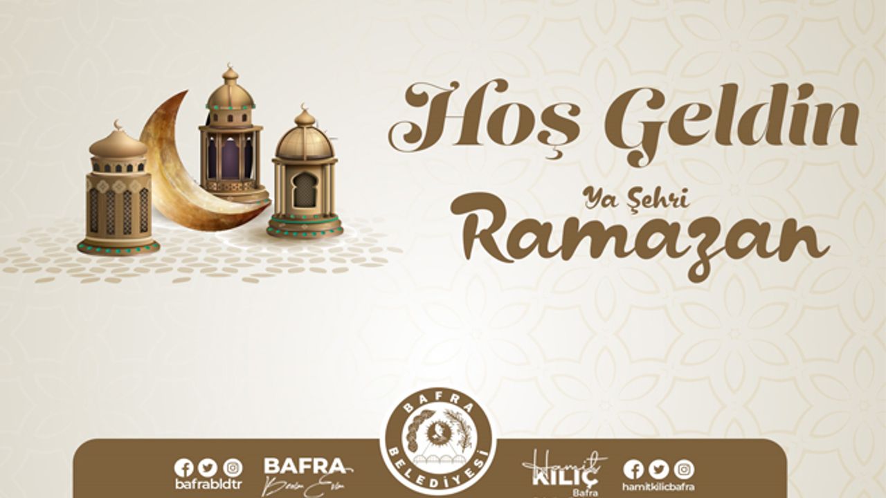 Başkan Kılıç'ın Ramazan Ayı Mesajı