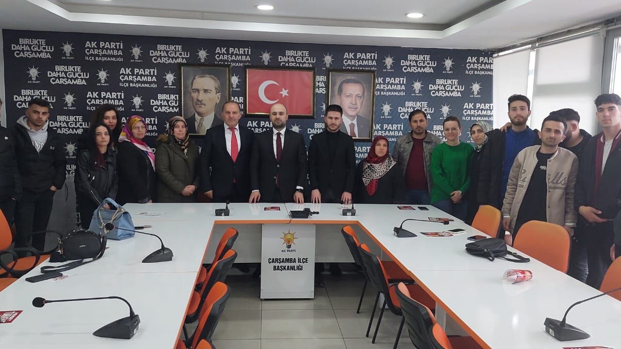 AK Parti Samsun Milletvekili Aday Adayı Ömer Çapoğlu  AK Parti ilçe teşkilatları ziyaretlerine devam ediyor.