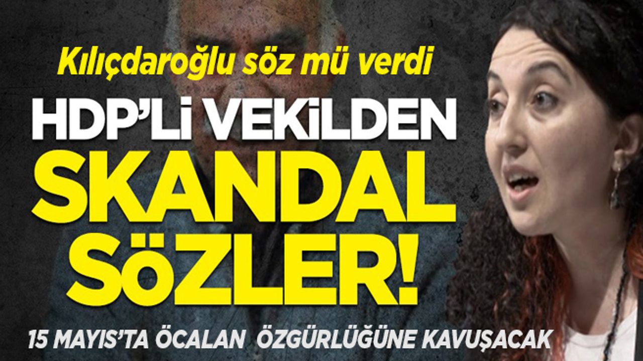 HDP'li vekilden skandal Öcalan açıklaması! Tarih verdi
