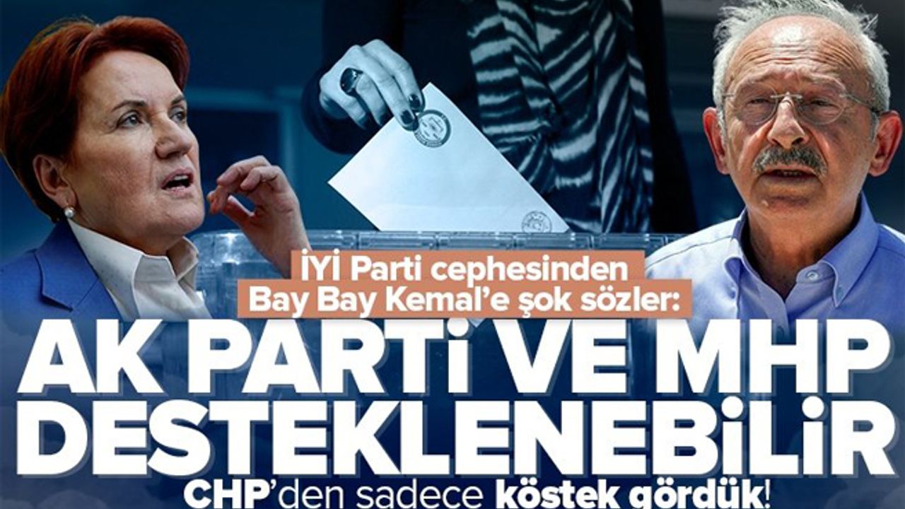 İYİ Partili isimden şaşırtan açıklama: AK Parti ve MHP'yi destekleriz