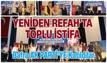 Bafra Yeniden Refah'ta büyük kopuş! Bir çok kişi istifa ederek AK Parti'ye geçti