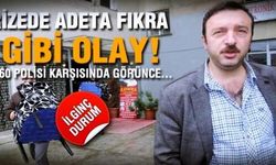 Rize'de fıkra gibi tahliye