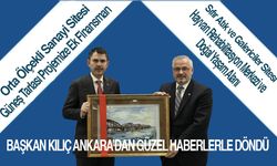 Başkan Kılıç Ankara’dan Güzel Haberlerle Döndü