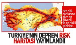 Türkiye’nin deprem risk haritası yayınlandı! İşte Samsun’un deprem risk haritası