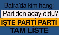 Bafra’da kim hangi partiden aday oldu? İşte parti parti tam liste