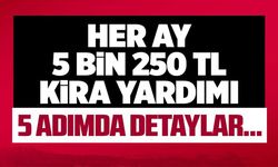 Her ay 5 bin 250 lira Kira yardımı verilecek! İşte detaylar...