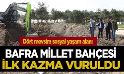 Bafra Millet Bahçesi İçin İlk Kazma Vuruldu