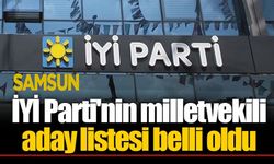 İYİ Parti'nin Samsun milletvekili aday listesi belli oldu