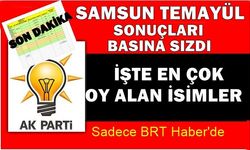 Samsun AK Parti'de temayül yoklamasında en çok oy alan isimler belli oldu!