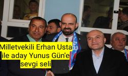 Milletvekili Erhan Usta ile aday Yunus Gün'e sevgi seli