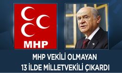 MHP vekil olmayan 13 ilde milletvekili çıkardı