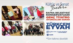 Bafra Belediyesi Tiyatro Kursu Öğrencileri İzleyici Karşısına Çıkıyor