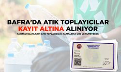 Bafra'da Atık Toplayıcılar Kayıt Altına Alınıyor