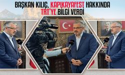 Başkan Kılıç, Kapıkayafest Hakkında Trt’ye Bilgi Verdi 25.07.2023