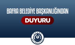 Bafra Belediyesi’nden Kamuoyu Bilgilendirmesi