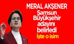 Akşener Samsun Büyükşehir adayını belirledi! İşte o isim