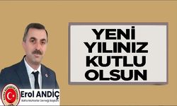 Muhtarlar Başkanı Andiç`den Yeni Yıl Mesajı