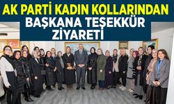 Ak Parti Bafra Kadın Kollarından Başkana Teşekkür Ziyareti