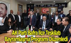 AK Parti Bafra İlçe Teşkilatı Bayramlaşma Programı Düzenledi
