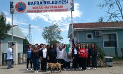 Bafra Atatürk Anadolu Lisesi Hayvan Barınağına Ziyarette Bulundu