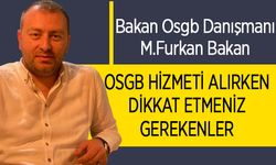 İş Güvenliği Uzmanı M. Furkan Bakan:Kazalar Önlenebilir…