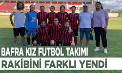 Bafra Genç Bafraspor Kız futbol takımı Galibiyetle Başladı