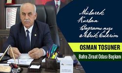 Başkan Osman Tosuner’den Kurban Bayramı Mesajı
