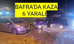 Bafra'da Kaza 6 Yaralı