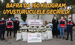 Bafra'da 160 kilogram uyuşturucu ele geçirildi