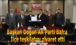 SBB Başkan Doğan AK Parti Bafra İlçe teşkilatını ziyaret etti