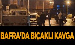 Bafra'da bıçaklı kavga