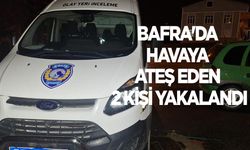 Bafra'da havaya ateş eden 2 kişi yakalandı