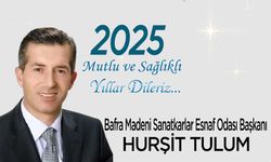 Başkan Tulum’dan Yeni Yıl Mesajı