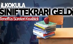 İlkokula Sınıf Tekrarı Geldi, Teneffüs Süreleri Kısaltıldı