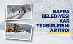 Bafra Belediyesi Kar Tedbirlerini Artırdı