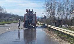 Alaçam'da minibüsün çarptığı bisikletli öldü